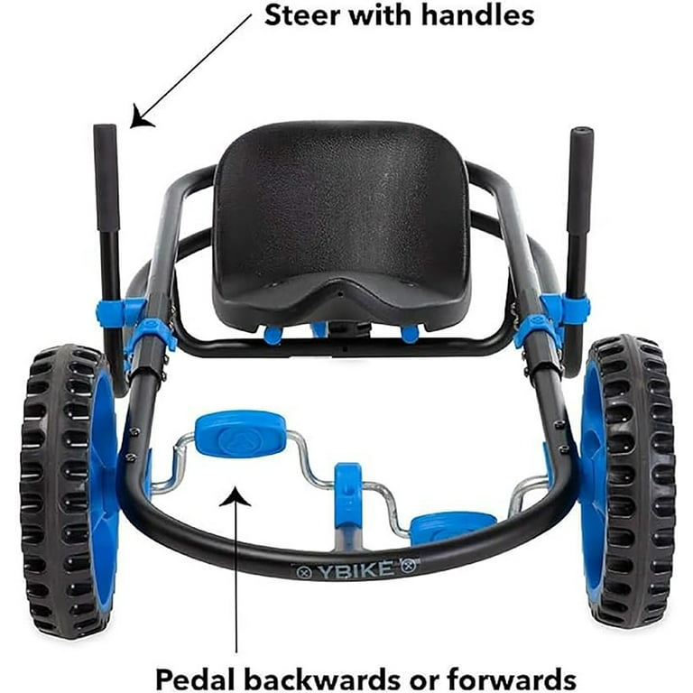 YBIKEエクスプローラーペダルカー YBIKE, Explorer Pedal Car, Up to 155 lbs, Ages 5 & up, Blue