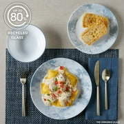 Corelle Salt Wash 12-Piece Glass Dinnerware Set (Service for 4)