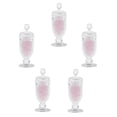 thumbnail image 2 of Dolls House Kitchen Plastic Candy Bottles Miniatures 1:12 Scale Light Pink, 2 of 8