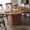 Brown, variant on Buballino 70.87 in Wood Expandable and Folding Dining Table, Brown