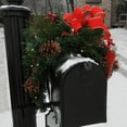 thumbnail image 5 of Haute Decor Pre-lit Christmas Swag Garland with 20 LED Lights, Warm White, 5 of 5