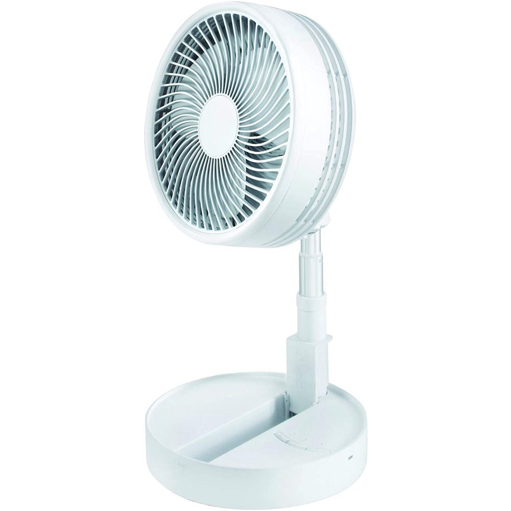 Bell+Howell My Foldaway Fan Rechargeable Fan Ultra Lightweight Portable