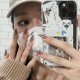 thumbnail image 2 of Adhesivos cortos para uñas Fake Nails HUOGUO con estampado de leopardo, 24 unidades, 2 of 4