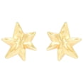 thumbnail image 2 of HomeKingdee Korean Fashion Five-pointed Star Alloy Ladies Earrings - Gold Color​-colored Star Shape Earrings for Women Girls Daily Wear and Special Occasions, 2 of 5