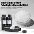 thumbnail image 2 of eTone 3PCs Empty 16.9 oz Chemical Bottles for Liquid Simple Durable Plastic Reagent Bottle Film Developing Storage Lab Darkroom Supplies Light Chemical Holders Storage Container ,Black, 2 of 6