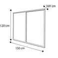 thumbnail image 5 of ventana corrediza sin acabado 90 x 90 cm (anchoxalto), 5 of 5