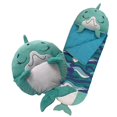 thumbnail image 3 of Happy Nappers: Pillow & Sleepy Sack: Large - Dolphin Disco - 66 x 30", 2-In-1: Plush Animal Opens To Sleeping Bag, Soft Play & Nap Character, Kids 7+, 3 of 18