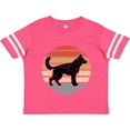 thumbnail image 3 of Inktastic German Shepherd Silhouette Vintage Retro Boys or Girls Toddler T-Shirt, 3 of 5