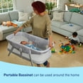 thumbnail image 4 of Graco DreamMore 2-in-1 Portable Infant Bassinet, Bella, 4 of 7