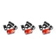 thumbnail image 5 of Juego de luces delanteras y traseras para bicicleta Eigraketly Kit de lámpara LED Negro+Rojo, 5 of 6