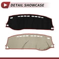 thumbnail image 5 of Unique Bargains Dashboard Dash Cover for Nissan-Kicks 2017-2020 Interior Dashboard Mat Suede Silicone Red, 5 of 6