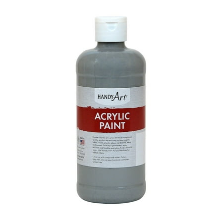 UPC: 0075176102339 | Handy Art Acrylic Paint 16 oz Gray (RPC101105)