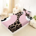 thumbnail image 4 of Erosebridal Girls Ball Games Twin Sheet Sets For Billiards Gamer,Wild Cheetah Pattern Bedding For Girls Kids 3pcs, 4 of 6