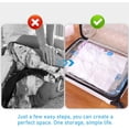 thumbnail image 5 of Best Vacuum Compression Bag With 80% More Storage Bag Space. Storage Bag For Quilts, Clothes, Blankets And More. Includes Packing Travel Clothes, Moving Supplies, 10 Packs With Air Extraction Tool, 5 of 6
