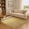 thumbnail image 7 of Addison Rugs Mayfield Premium Machine Washable Transitional Ombre Gold Rectangle Rug, 9' x 12', 7 of 7