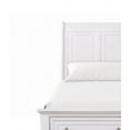 thumbnail image 3 of Queen Size Wood Storage Bed Frame No Box Spring for Bedroom (White), 3 of 6