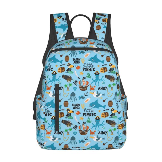 Easygdp Animal Pirate para Easygdp Yak - Mochila Casual Ligera y Resistente para Viaje y Senderismo para Hombres y Mujeres