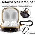 thumbnail image 5 of Funda rígida compatible con Samsung Galaxy Buds 2 (2021), cobertura total, con llavero y protección para Samsung Galaxy Buds Pro (2021), 5 of 5