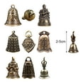 thumbnail image 3 of Yesbay Old Bronze Bell Finely Build Decorative Compact Decorate Non-deforming Antique Brass Pendant for Living Room, 3 of 8