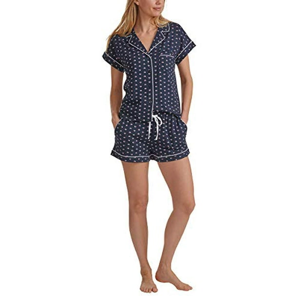 Tommy Hilfiger Tommy Hilfiger Womens 2 Piece Pajama Shorts Set (Navy