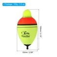 thumbnail image 2 of 3.5oz Lighted Fishing Slip Bobbers EVA Green Red LED Light Up Fishing Float with Battery, Yellow, 3 Pack, 2 of 7