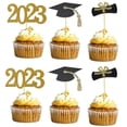 thumbnail image 1 of 36pcs graduation cake topper Decoration cake topper 2023 graduation Decoration graduation cake topper Decoration graduation Ceremony Party Diploma (go, 1 of 4