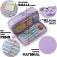 thumbnail image 3 of SCIONE Pencil Case for Girls,Large Pencil Pouch School Supplies for Kids with Dry-erase Board,Big Capacity Zipper Cute Pen Box Bag Organizer,Back to School Gifts for Student Teens Women College Office, 3 of 5