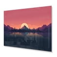 thumbnail image 2 of Designart "Sunset in Minimalism I" Abstract Shapes Metal Wall Art, 2 of 5