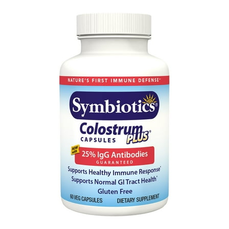 Symbiotics Colostrum Plus Capsules, 60 Ct