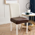 thumbnail image 4 of KCAHPAN PU Leather Chair Cover Protectors for Dining Room Waterproofs Chair Decoration, 4 of 15