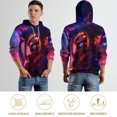 thumbnail image 6 of Himiko Toga Unisex Sweatshirts Loose Pullover Sweater Hooded Hoodie 3D Printing Jacket Winter Fall Clothes L, 6 of 7