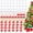 Red, variant on Glitter Christmas Flower, 120Pcs Poinsettia Flowers Decorative Artificial Christmas Flowers with Clips Christmas Tree Decoration Kits