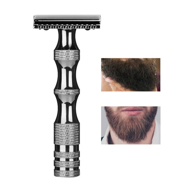 Maquinilla de afeitar clásica para hombre, antideslizante, de doble hoja, con tecnología avanzada