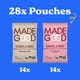 thumbnail image 3 of MadeGood Granola Minis Chocolate Chip & Strawberry Variety Pack (28 Count) Gluten Free and Organic Snacks, 3 of 5