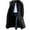 Black, variant on UTTOASFAY Men Coats Men Casual Solid Winter Turndown Keep Warm Single-Breasted Windbreaker Thicken Over the Knee Overcoat Coat Black 12(Xxl)