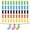 1Set, variant on 50 Pcs Sock Clips with Hook, Multi-Color Plastic Sock Holder Laundry Clips for Washing Machine and Dryer, Clothes Pins Tie Clips Stocking Organizer Hanger Clips for Clothes, Food Bag (A)