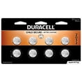 thumbnail image 1 of Batería de Litio Duracell 2032. Paquete de 8 unidades. Funciones de seguridad infantil. Compatible con Apple AirTag, Key Fob y otros dispositivos. Batería tipo botón de litio CR2032. Celda de litio CR, 1 of 5