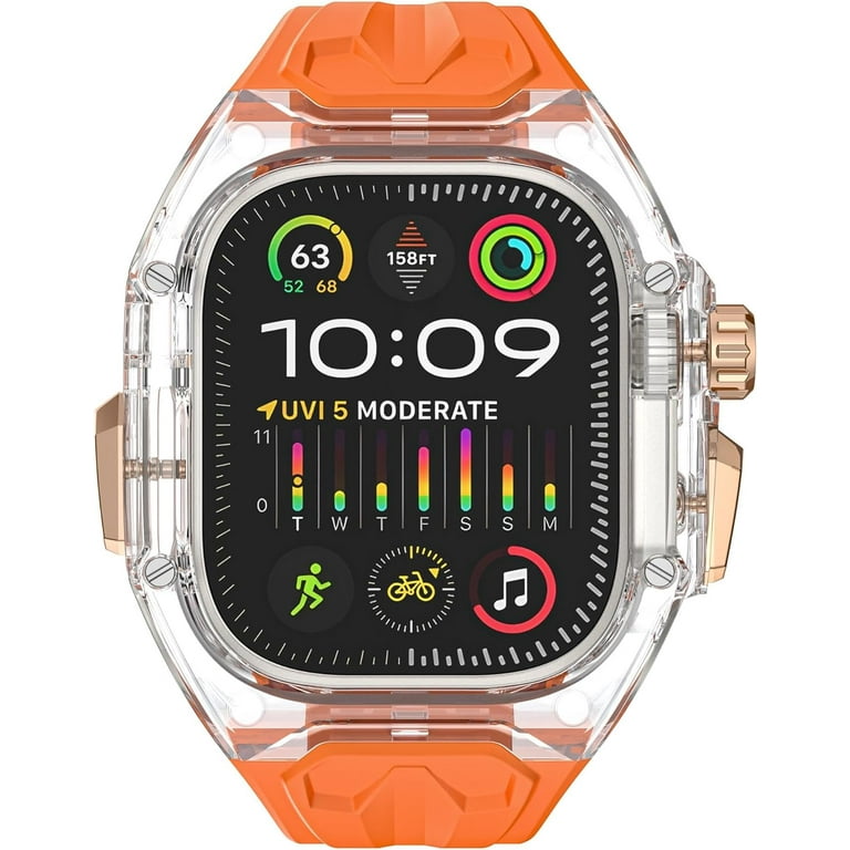Apple - ウヒ Evo Pop - Apple AirTag Case Bundle (x2) - Tangerine and