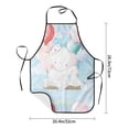 thumbnail image 6 of Bingfone Cute Elephant for Tie-up Apron, Unisex Waterproof and Stain-Resistant Bib Apron for Kitchen Garden Painting, 6 of 7