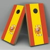 Spain Flag Cornhole Board Vinyl Decal Wrap