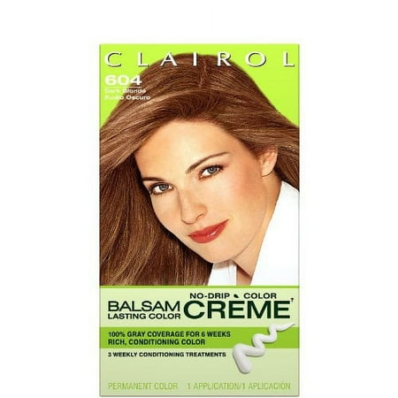 Clairol Balsam Lasting Color Creme Hair Color-Dark Blonde (604)