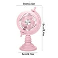 thumbnail image 3 of HHGBAD Rechargeable Mini Desk Fan, USB Powered, Quiet Multi-Speed Adjustable Fan for Home, Office, Desktop, and Patio Use, 3 of 6