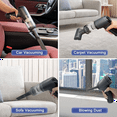 thumbnail image 4 of Handheld Vacuum Cordless, Car Vacuum Cleaner Portable Rechargeable Dust Buster & Air Blower & Pump, 5.5KPa Hand, 4 of 7