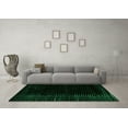 thumbnail image 3 of Ahgly Company Indoor Rectangle Abstract Green Modern Area Rugs, 7' x 9', 3 of 4