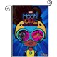 thumbnail image 1 of Chica Luna-bandera de jardín temática. Regalo perfecto para fans, amigos y familiares, ideal para actividades al aire libre y decoración de fiestas.28CM*45CM, 1 of 5