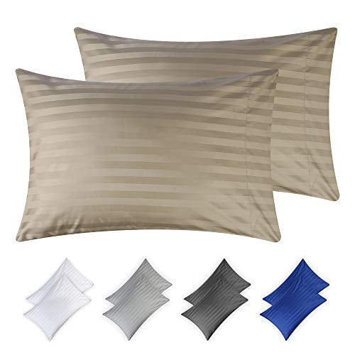Damask Striped White 4 Pc Sheet Set All Sizes 1500 Thread Count 100/% Pure Cotton