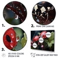 thumbnail image 3 of Designart "Harmonious Encounter With Botanical Ladybug III" Ladybug Wall Decor, 3 of 7