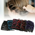 thumbnail image 1 of Peine de Cabello Mágico Elásstico, Rojo Púrpura Azul Negro Negro Rosa Clips Peine para el Cabello 6 Clips Paquete Dobles Fabricante de Moer para Cabello Rizado Grueso, 1 of 7