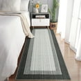 thumbnail image 1 of Gaderth 2x6 Ft Washable Runner Rug, Border Design Living Room Rug With Low Pile, Non Slip Rubber Backing, Stain Resistant Non Shedding Carpet For Bedroom Dining Room Nursery Home Decor, 1 of 7