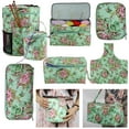 thumbnail image 3 of Cheer.US Knitting Bag Large Size,Yarn Storage Organizer Tote Bag Holder Case Cuboid with Zipper Closure and Pocket for Knitting Needles Crochet Hooks Project Accessories, 3 of 7
